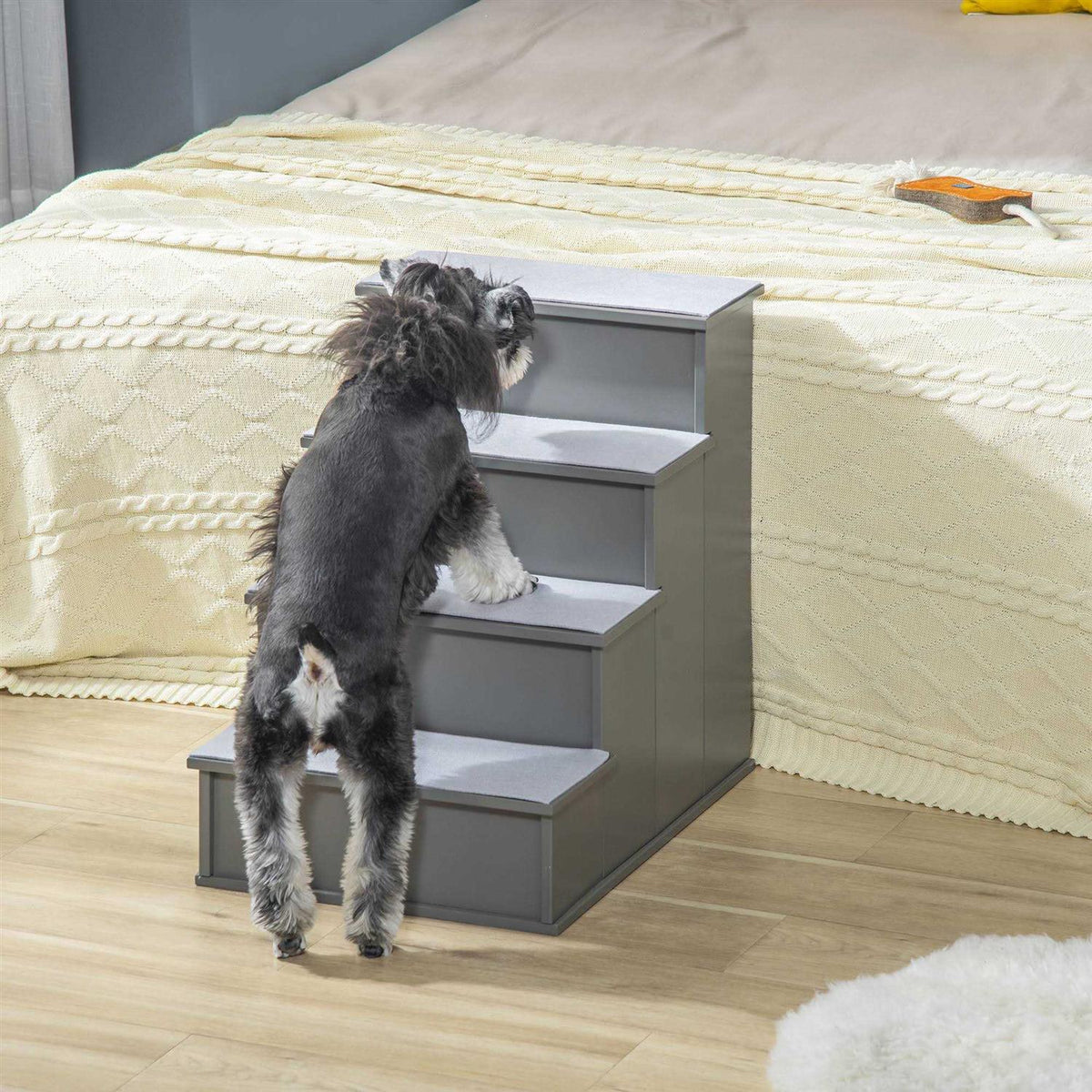 Small Pet Stairs with Cushioned Removable Covering J656