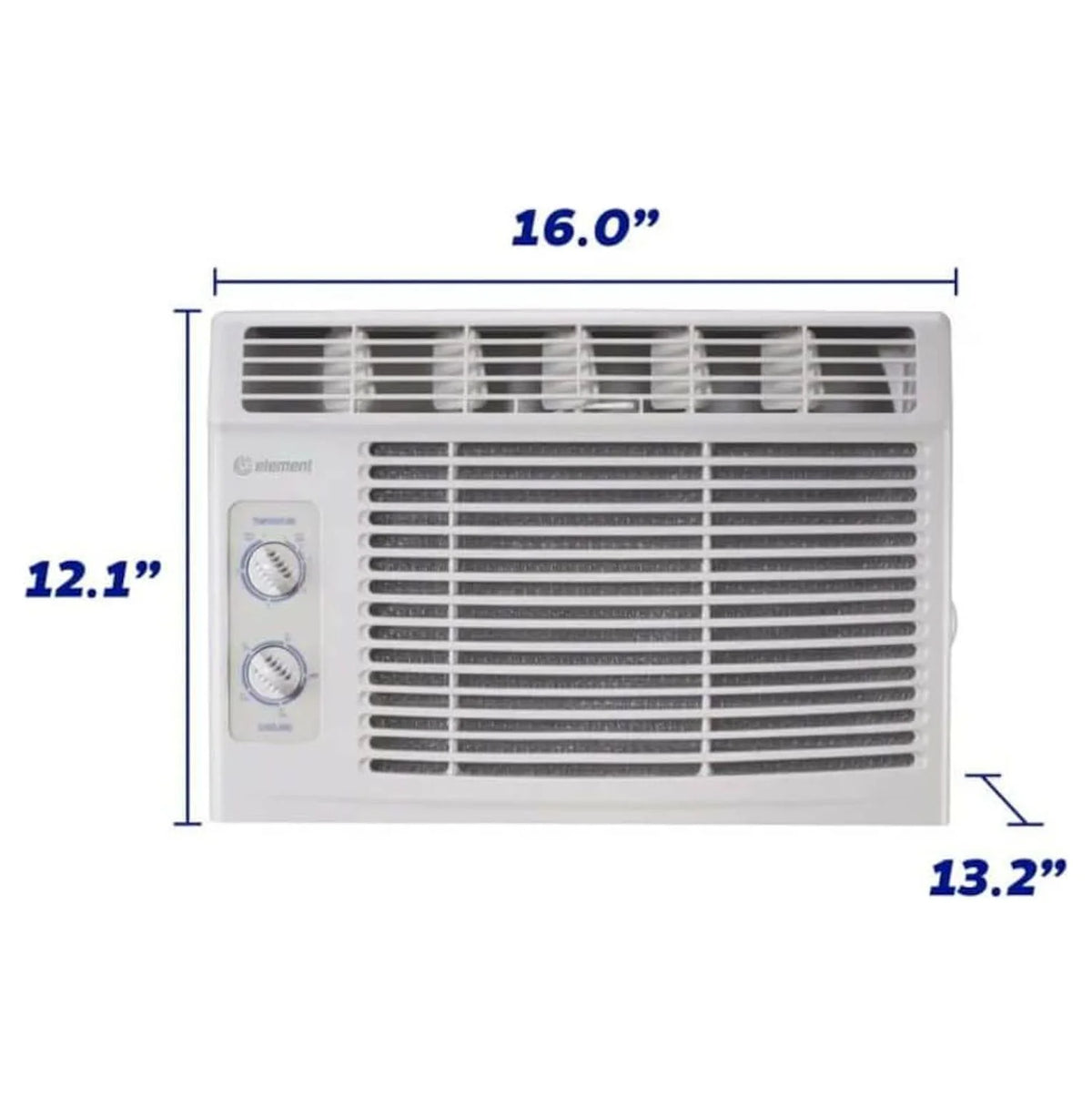 5,000 BTU Window Air Conditioner with Manual Controls, White Q706610