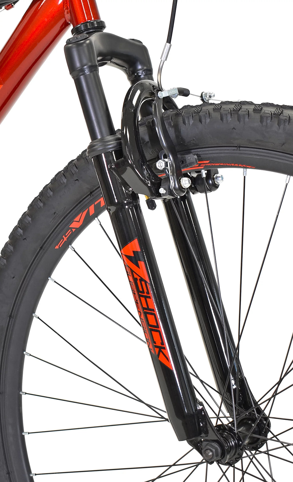 Red Dual Suspension Mountain Bike M22674