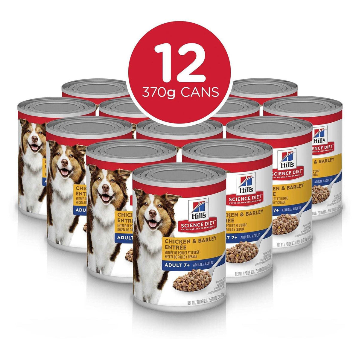 Adult 7+ Beef & Barley Entree Dog Food C5427