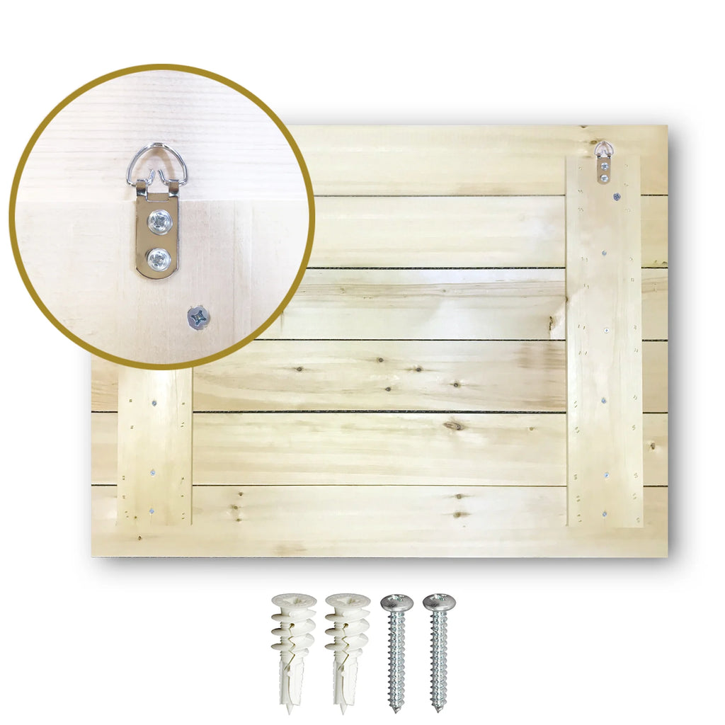 Natural Pine Wood Architecture Print S5513