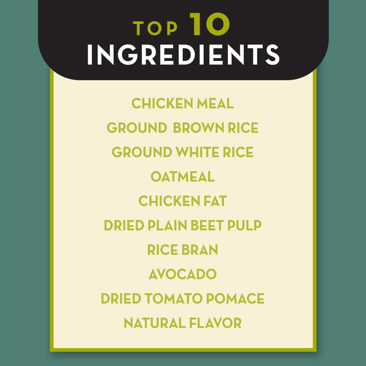 Natural Chicken Meal & Brown Rice Small Breed Adult Dog Food G11378