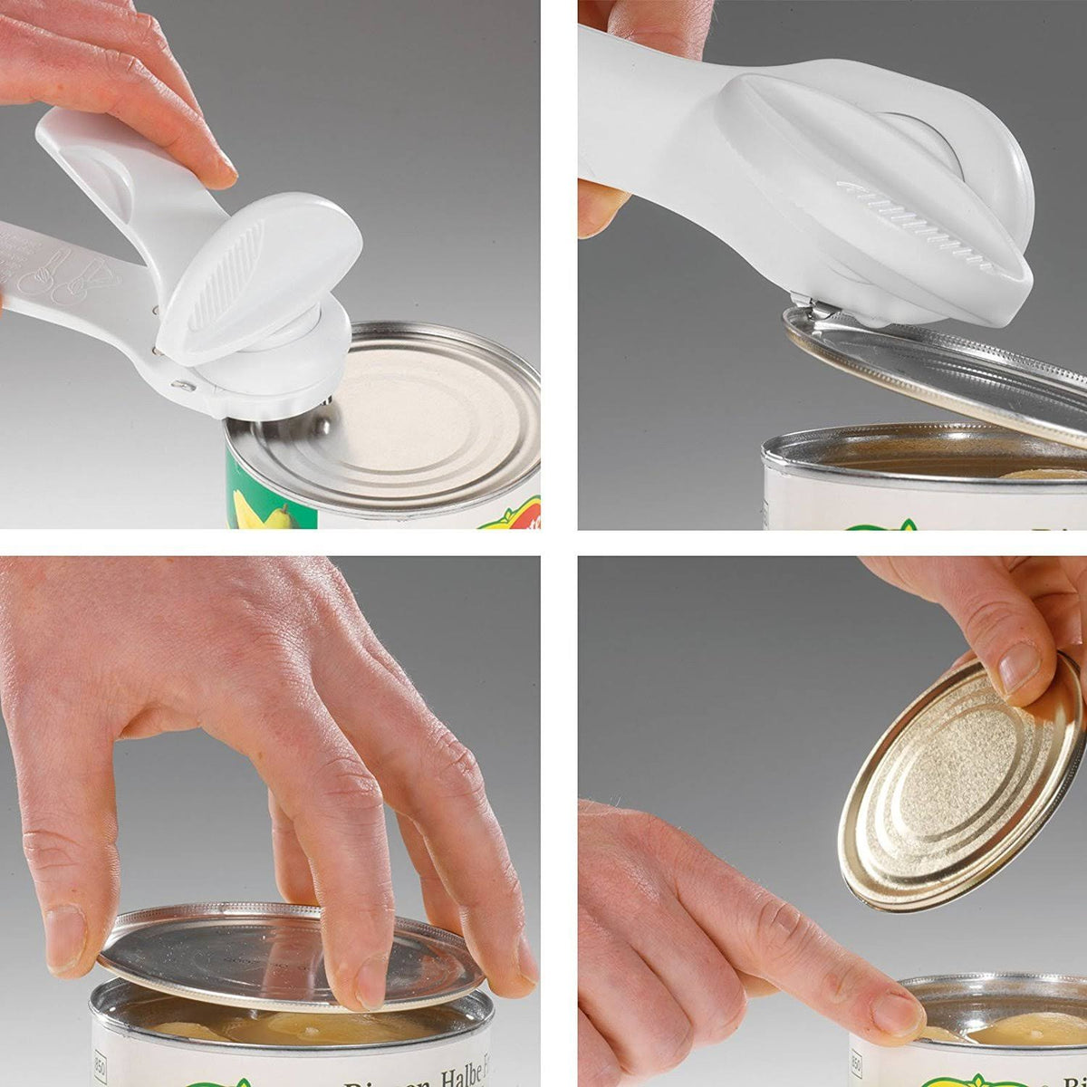 White Safety Can Opener X8687