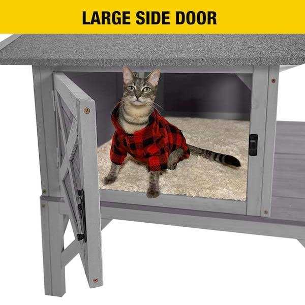 Wooden Cat House Z775