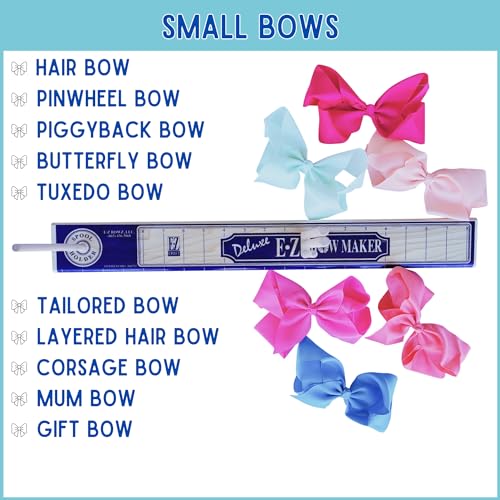 Bow Maker with Flower Attachment Tool Kit for Ribbon Crafts D98698