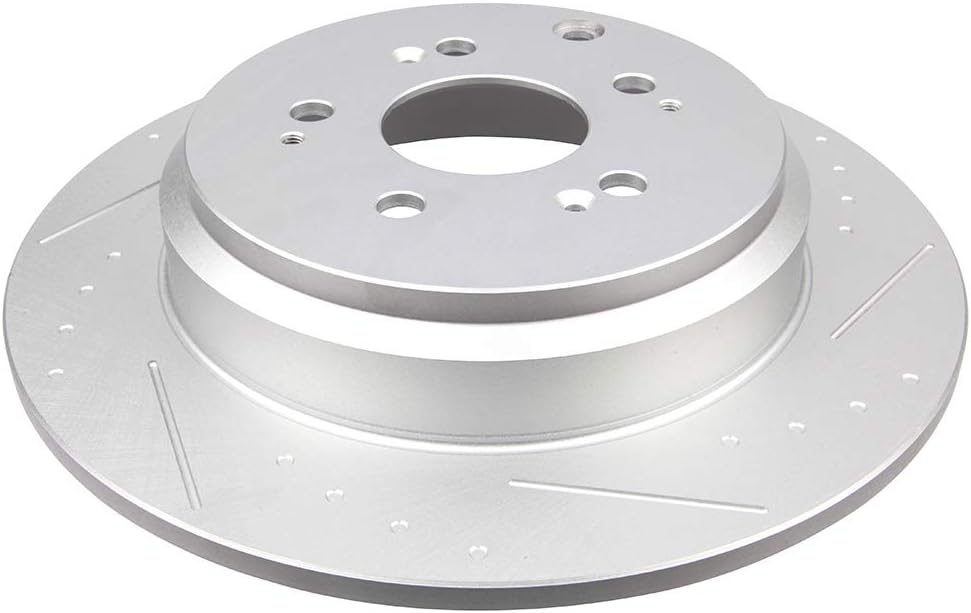 Slotted Rear Disc Brake Rotor Kits Y524