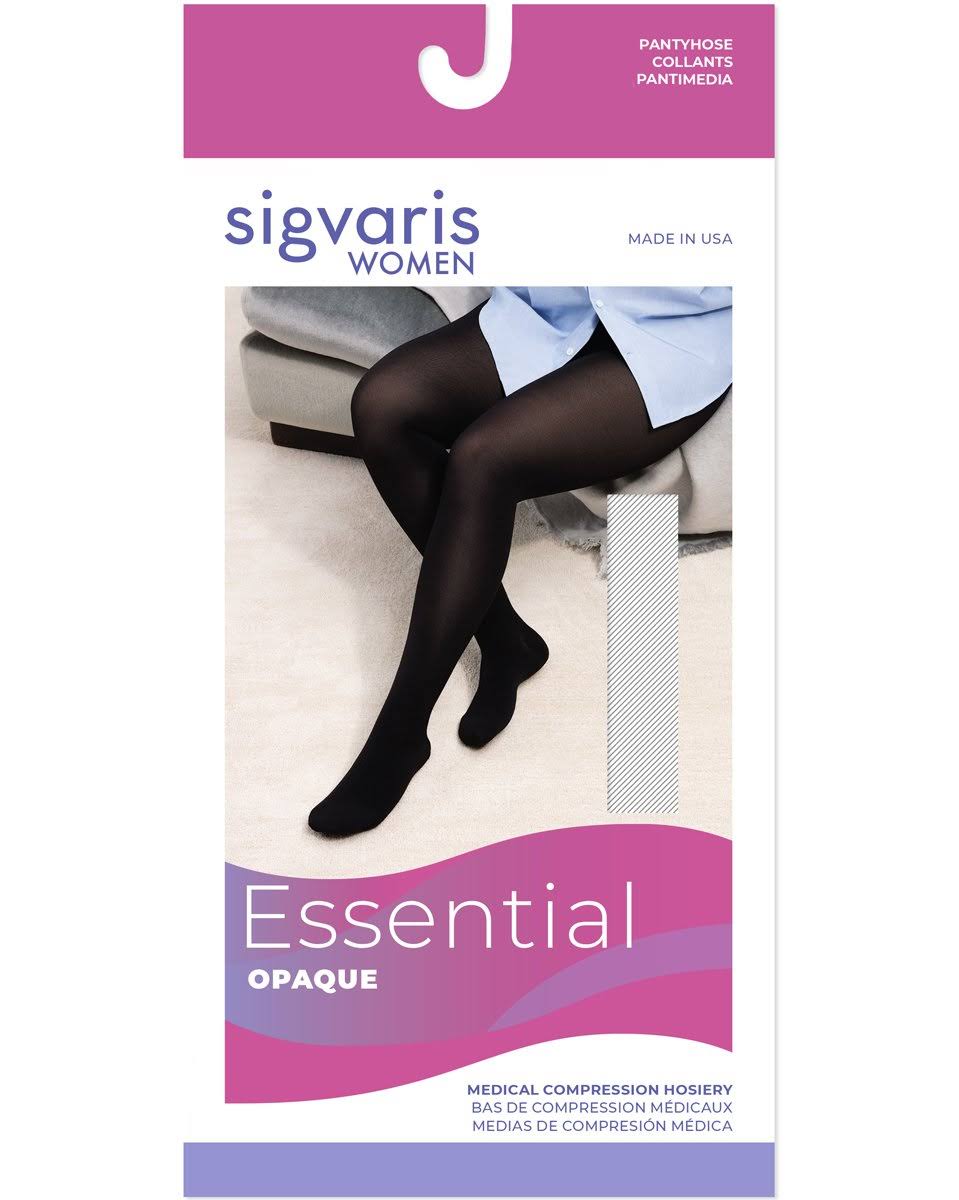 20-30 mmHg Select Comfort Pantyhose Black Q197
