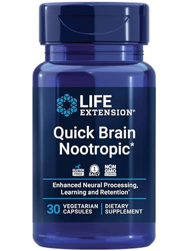 30 Vegetarian Capsules Brain Supplement T7787