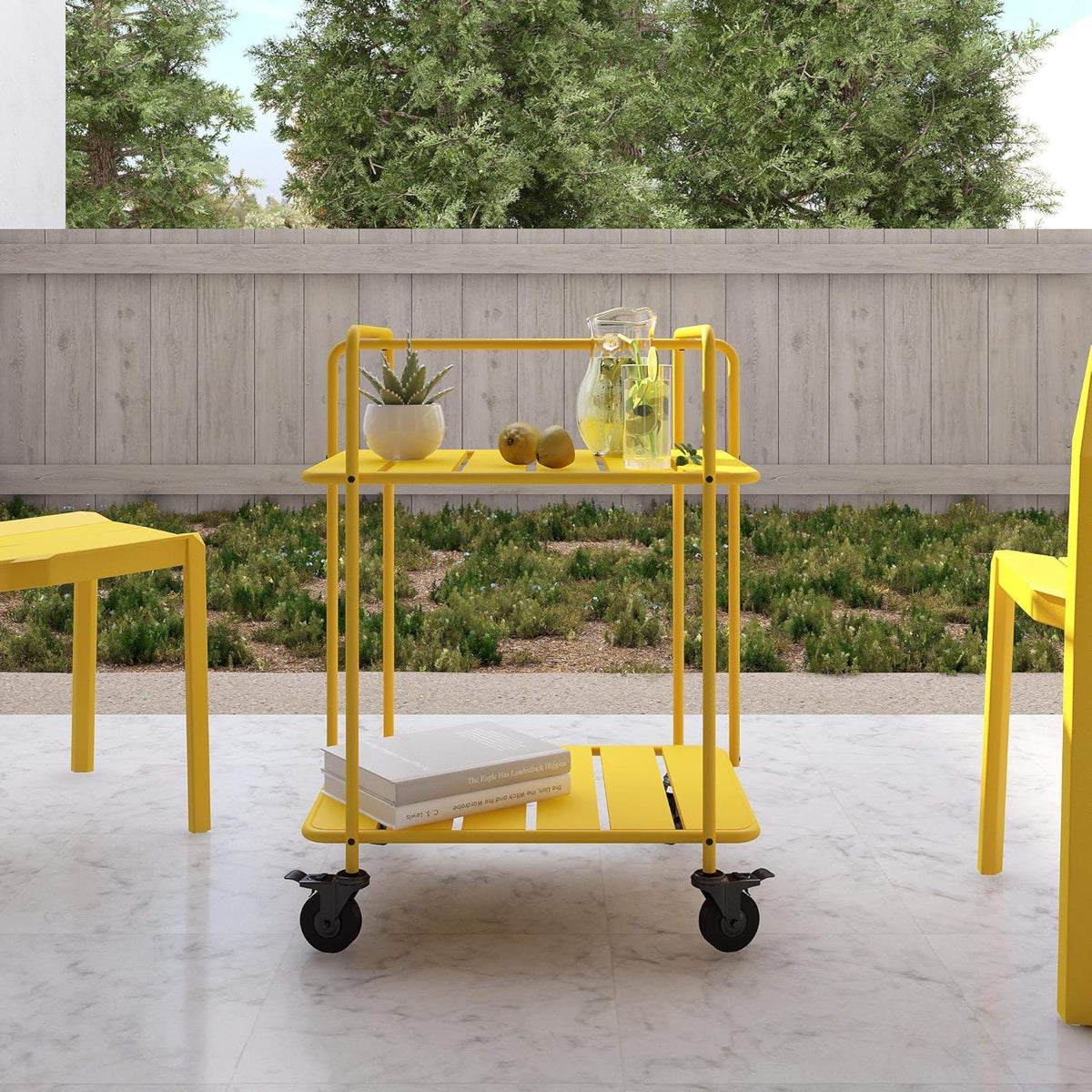 Yellow Outdoor/Indoor Cart J22270