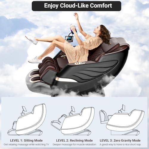 Full Body Zero Gravity SL-Track Shiatsu Massage Chair with Heat Q316098