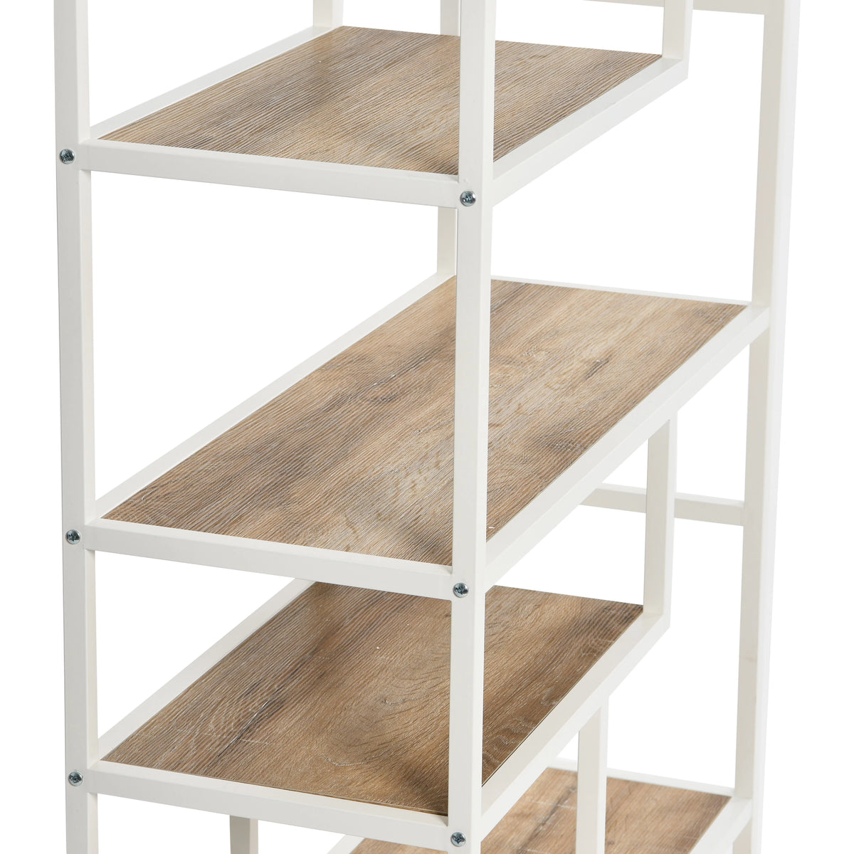 6 Tier 65" Tall Etagere Bookcase N193327