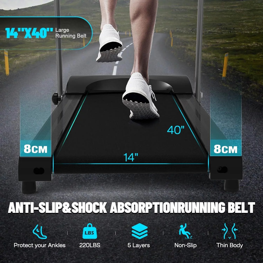 Folding Treadmill 2.5HP 220 LBS Capacity D865