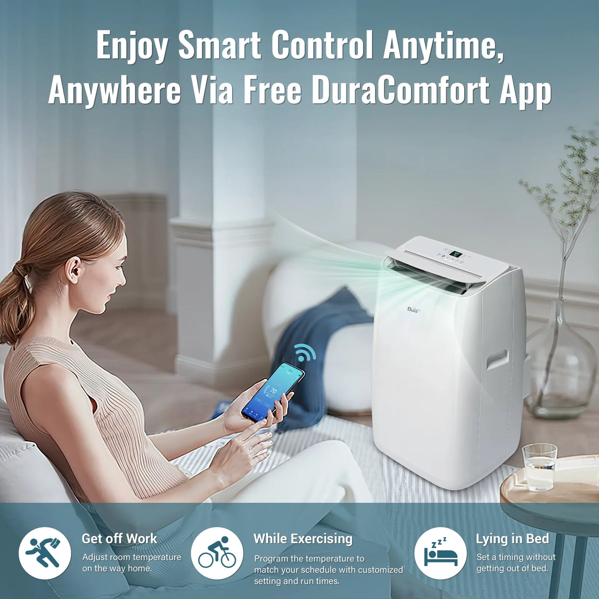 Portable Air Conditioner 8150 BTU White T237