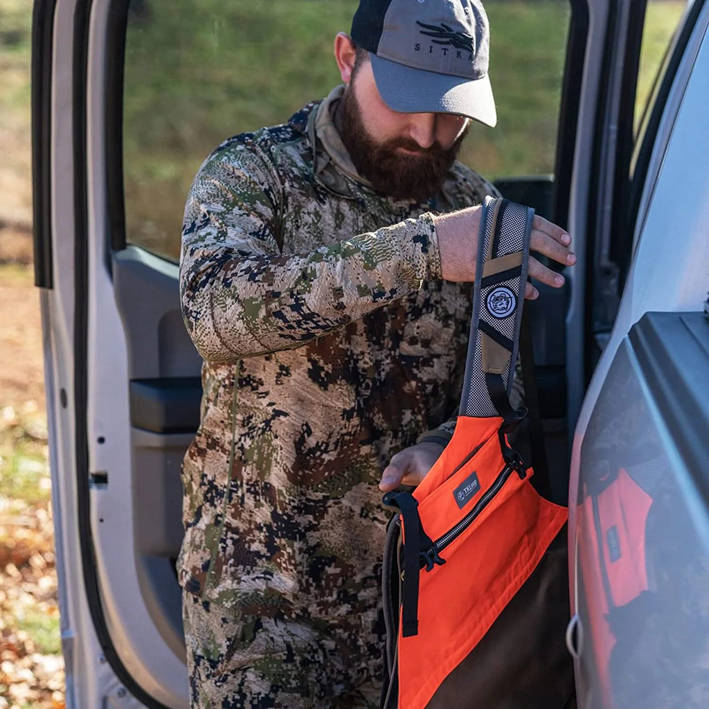 Orange Grey Upland Hunting Vest with Blood-Proof Lining H570