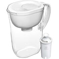 Large 10-Cup Water Filter Pitcher with 1 Standard Filter, White A5157