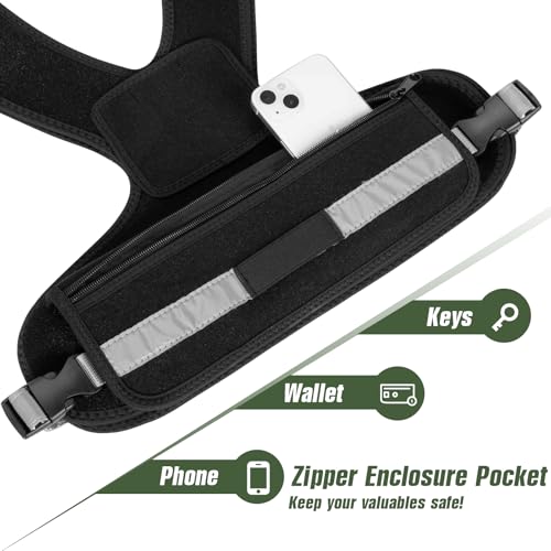 Weighted Vest with LED Reflective Belt and Outdoor Headlight, 2-10 lbs T76960