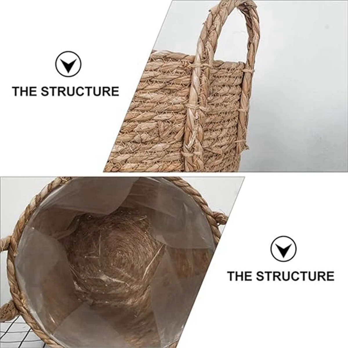 Seagrass Woven Planter Basket E471594