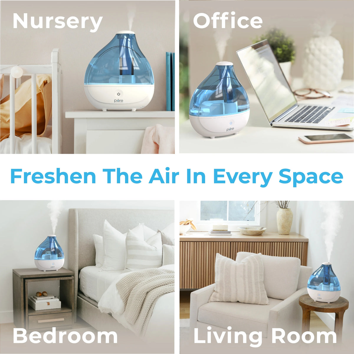 Ultrasonic Cool Mist Humidifier J797