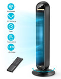 36 Standing Floor Fan with Remote, 90° Oscillating, 4 Speeds, 4 Modes Y41672