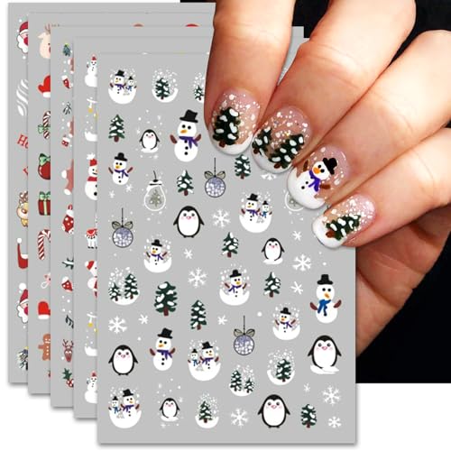 Varied Holiday Nail Art Stickers V29529
