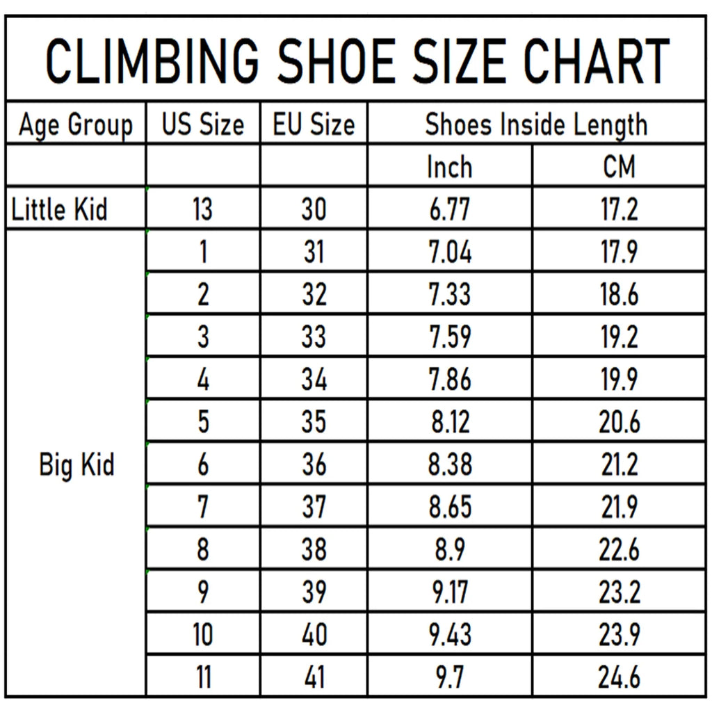 Kids Rock Climbing Shoes K438