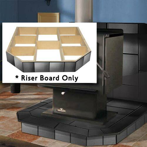 Black Hearth Pad Riser O2505