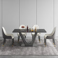 63" Sintered Stone Dining Table for 6 Person E3623