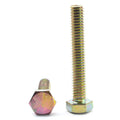 1/4-20 x 8 Coarse Thread Grade 8 Hex Tap Bolt Alloy Steel Yellow Zinc Plated E511304