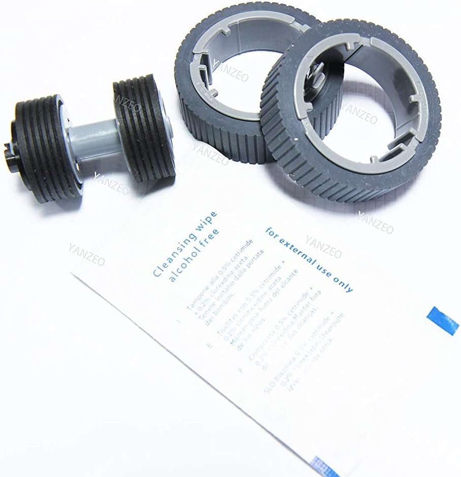 Scanner Brake and Pick Roller Set with Clean Wipe I670