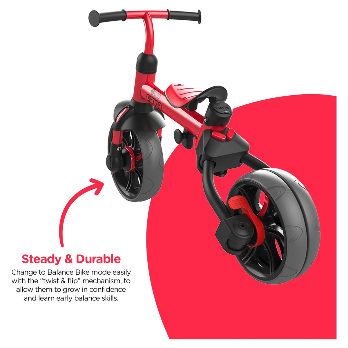4-in-1 Tricycle to Balance Bike W30842