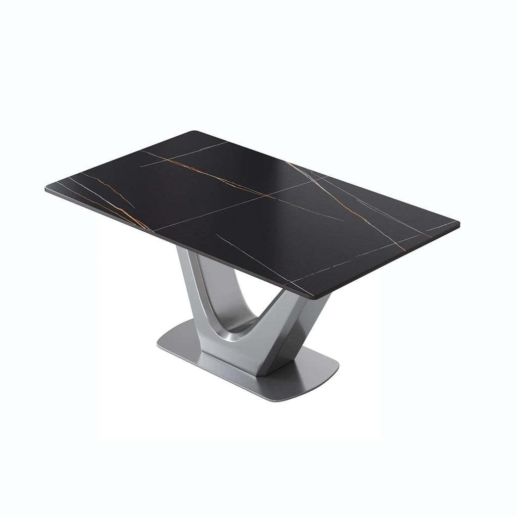 63" Sintered Stone Dining Table for 6 Person E3623
