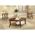 3 Piece Open Shelf Coffee Table Set A899
