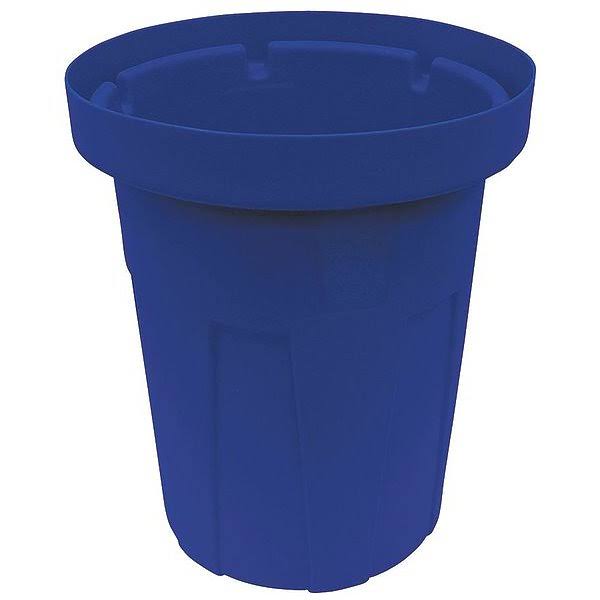 20 gal. Polyethylene Round Trash Can, Open B9139