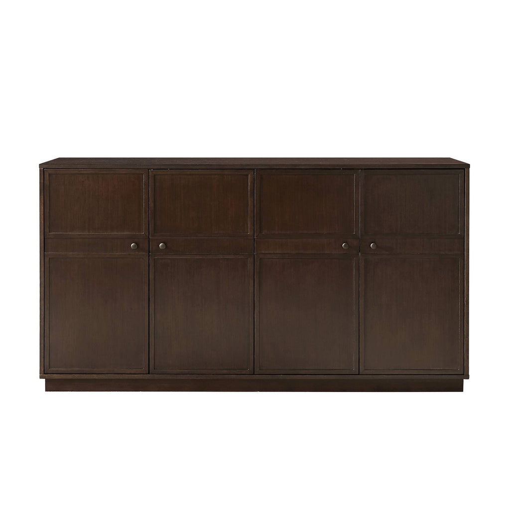 4 Door Sideboard Dark Brown Oak K7778