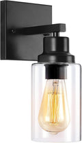 3-Light Black Wall Sconce Bathroom Vanity Light I886688