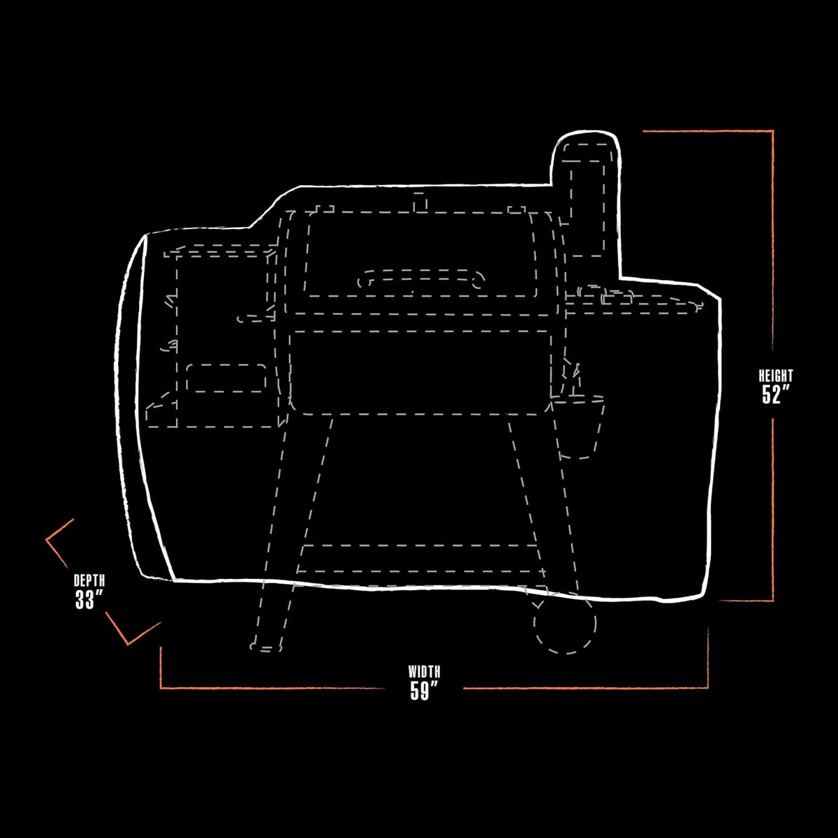 Wood Pellet Grill Cover P345573