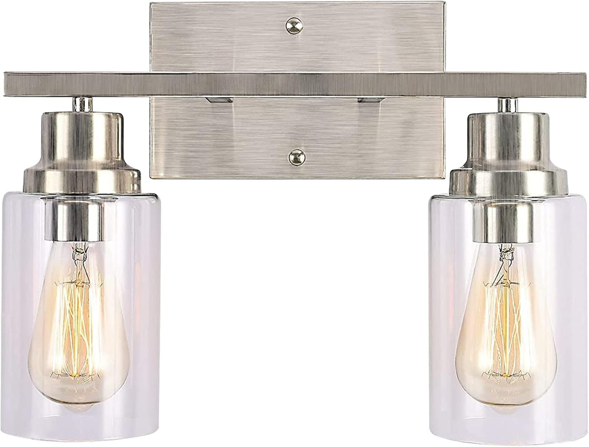 3-Light Black Wall Sconce Bathroom Vanity Light I886688