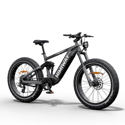 26"x4.8" 750W Electric Mountain Bike with Four-Bar Linkage Suspension K38961