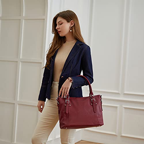 Genuine Leather Tote Shoulder Bag Satchel Purse Top Handle Hobo Crossbody Purse Z76774