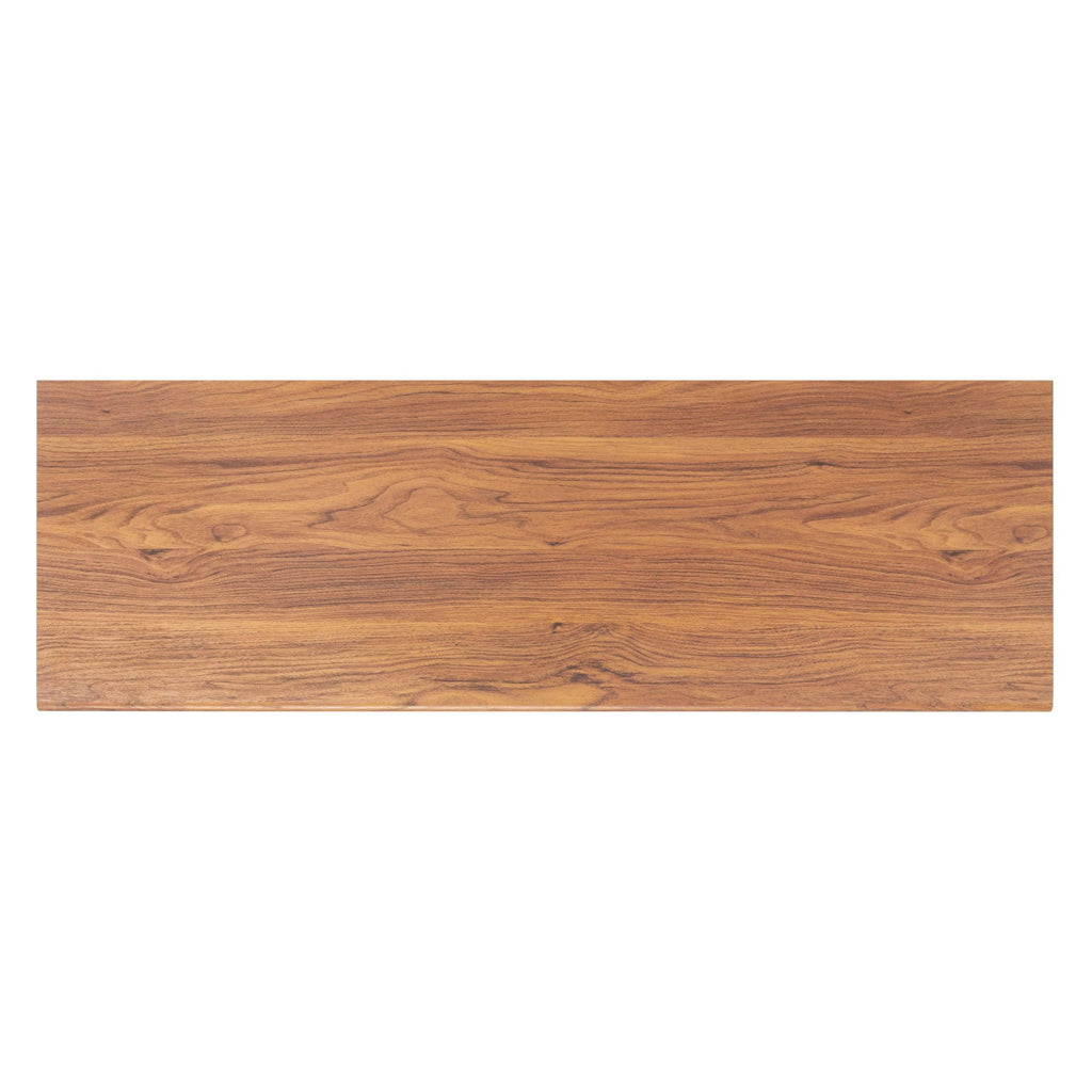 Walnut 2-Shelf Media Stand Q393789