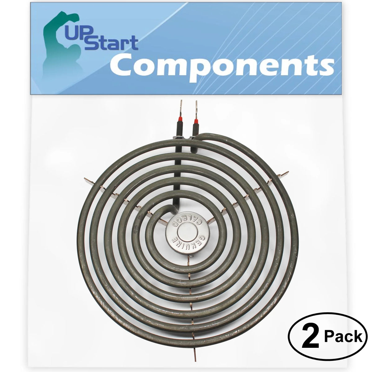 2-Pack 8 inch 6 Turns Surface Burner Element for Range Stove Cooktop U2997