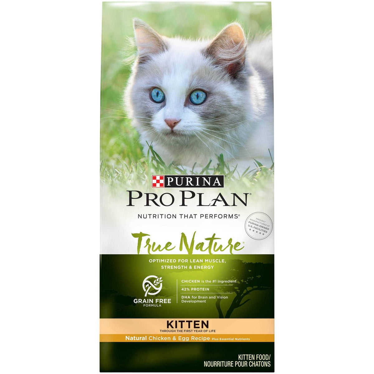 Grain Free High Protein Natural Dry Kitten Food O659311