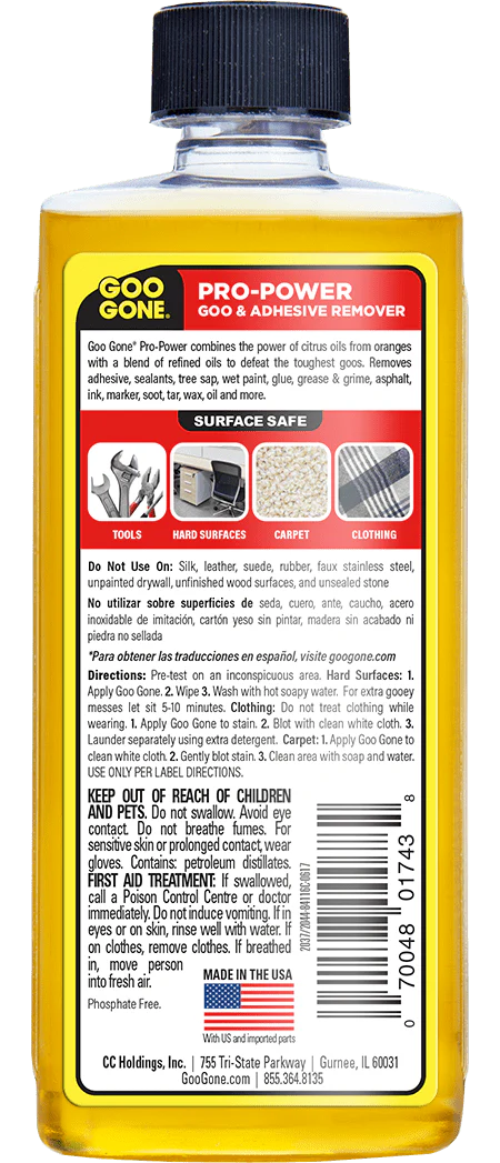 Adhesive Remover, 8 oz K31042