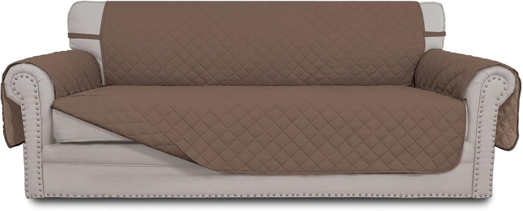 Sofa Slipcover Reversible Water Resistant Couch Cover with Elastic Straps Y803682