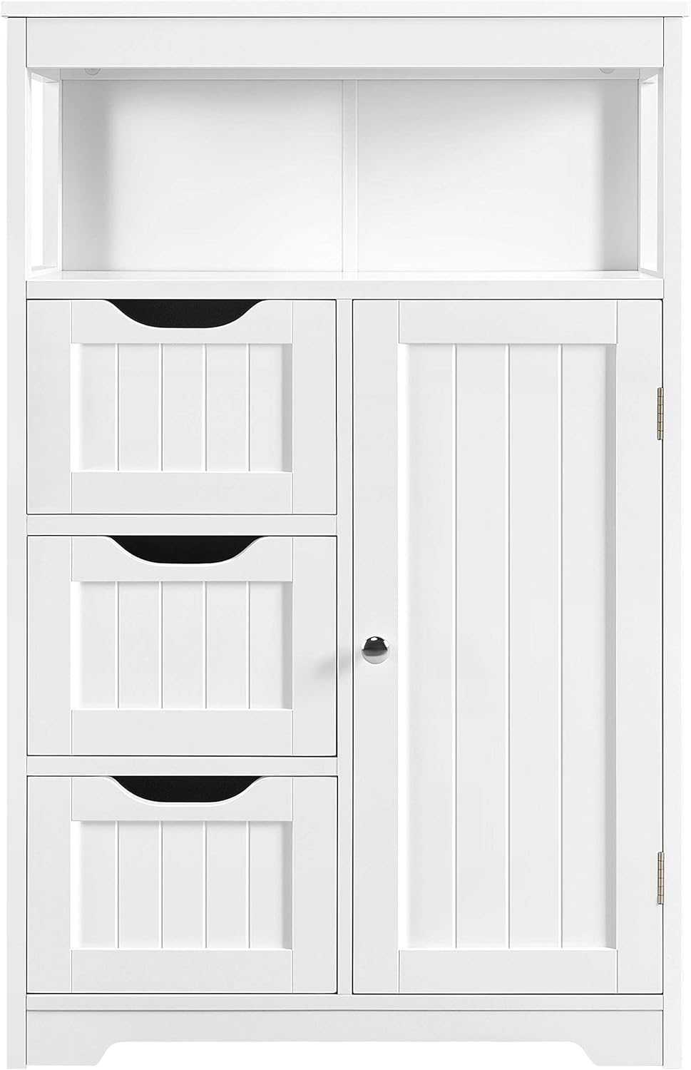 Freestanding Bathroom Organizer Cabinet with 3 Storage Tier H3584