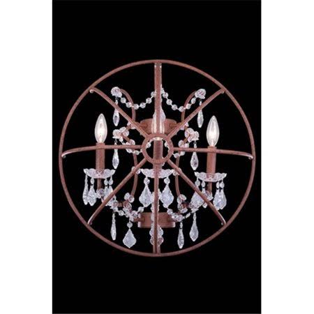 Rustic Intent Wall Lamp with Royal Cut Crystals A7555