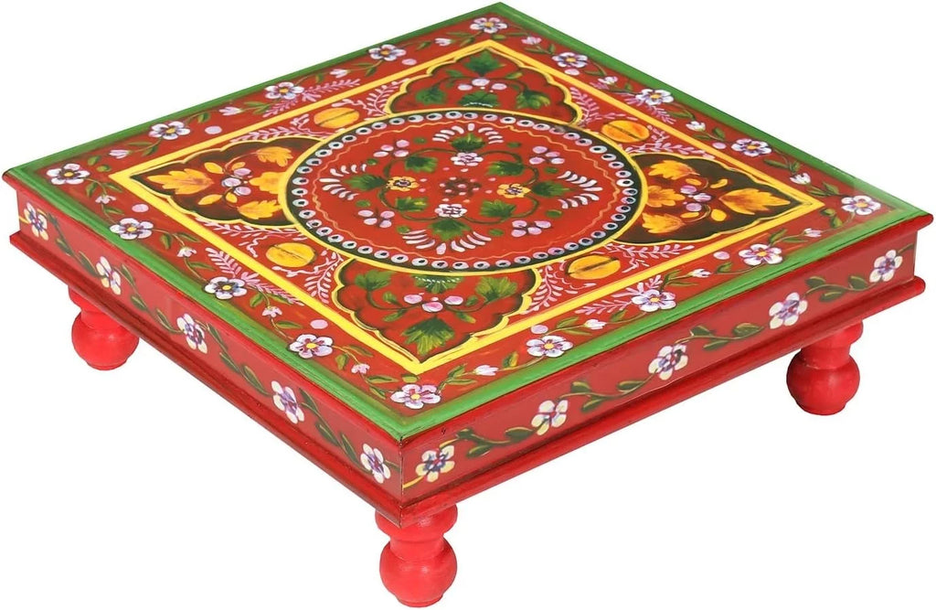 Hand Painted Wood Stacking Table Z93563