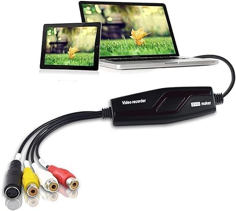 Video Capture Card, USB2.0 Video Capture Device, RCA to USB Converter B9932