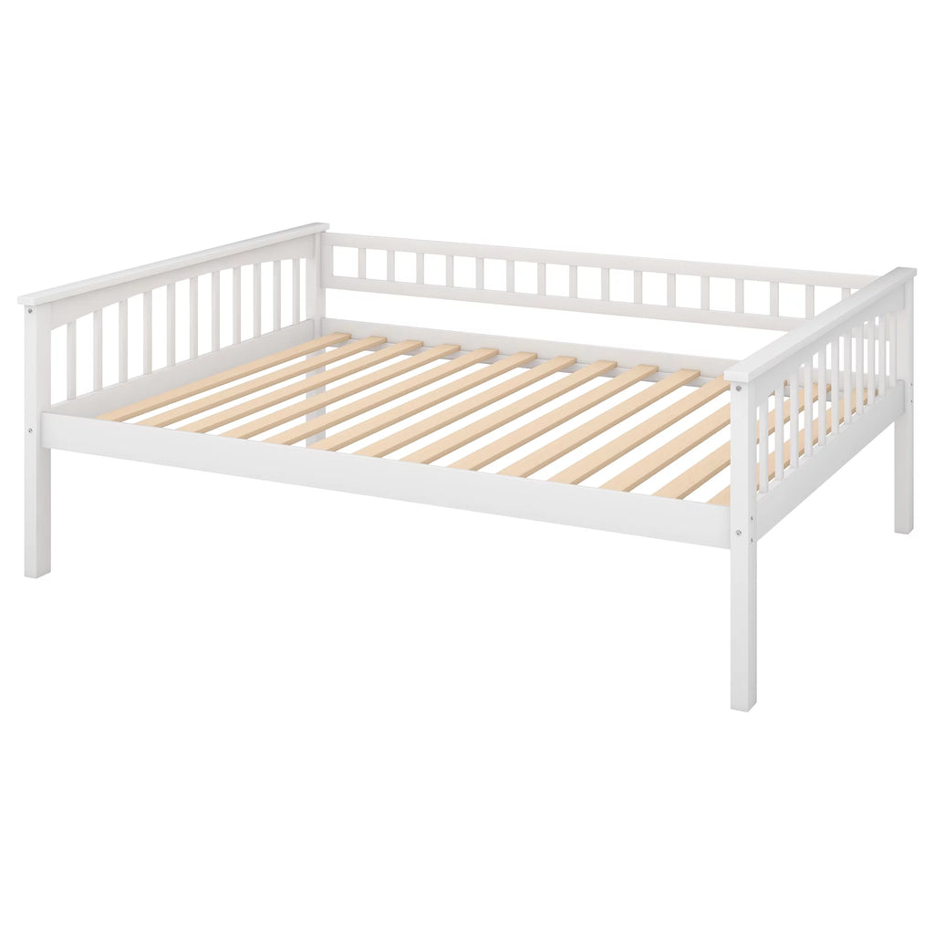 Pine Wood Full-Over-Full Bunk Bed with Storage Z7138