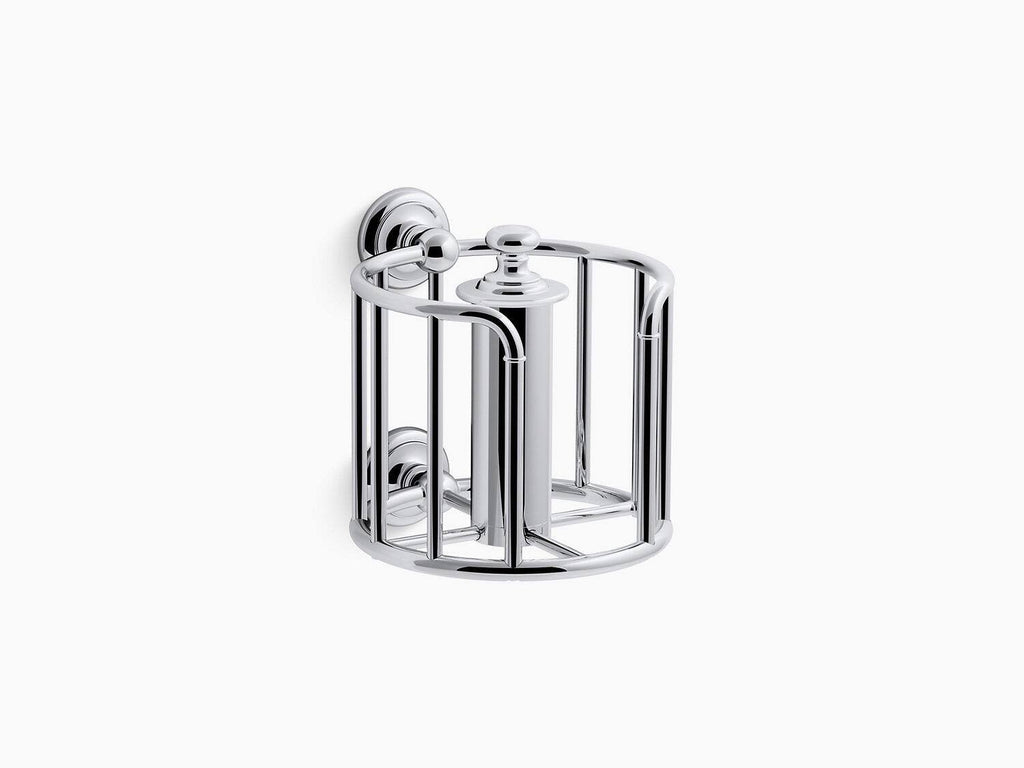 Brushed Brass Toilet Paper Carriage Q882